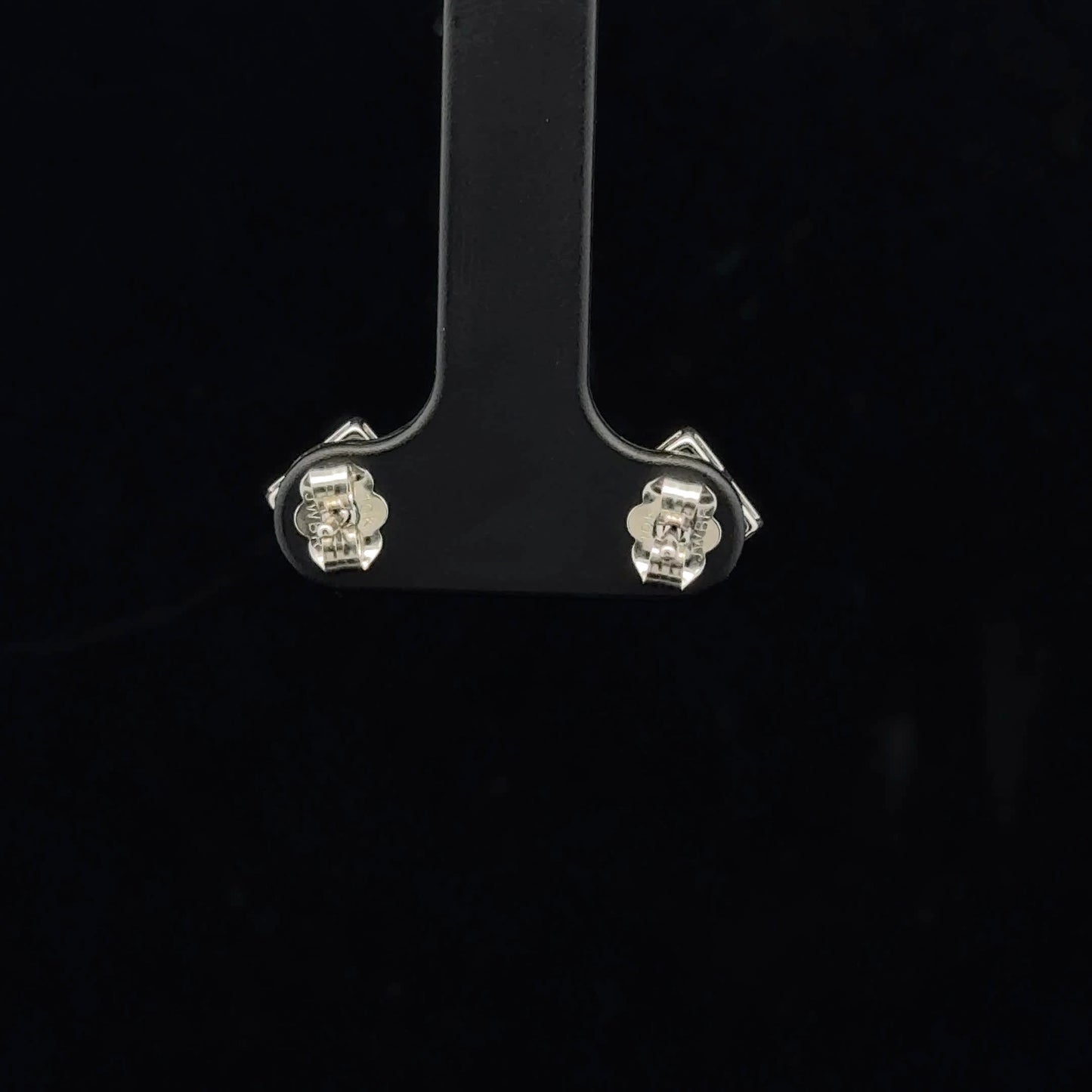 0.50ctw G/SI1 Princess Halo Studs - 10KW - Natural Diamond - 53345
