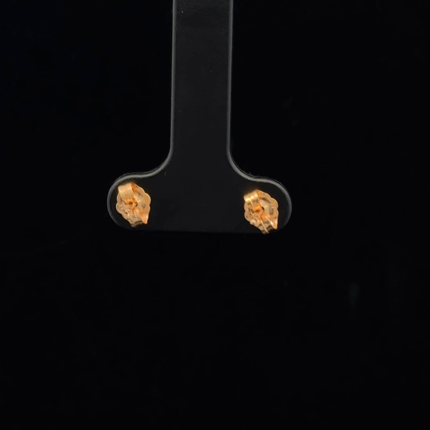 0.80ctw F/SI1 Bezel Studs - 14KR - Natural Diamond - 53346