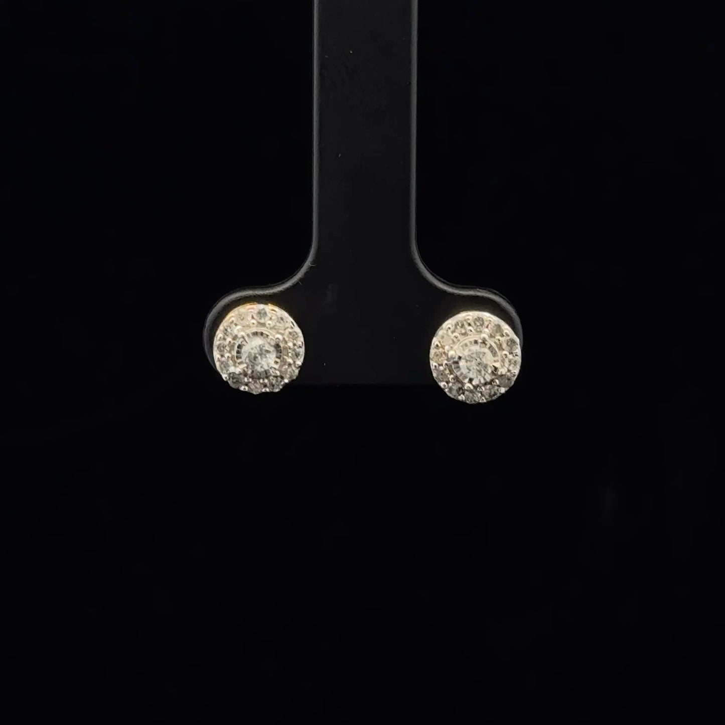 0.50ctw H/I1 Mini Halo - 10KY - Natural Diamond - 53353