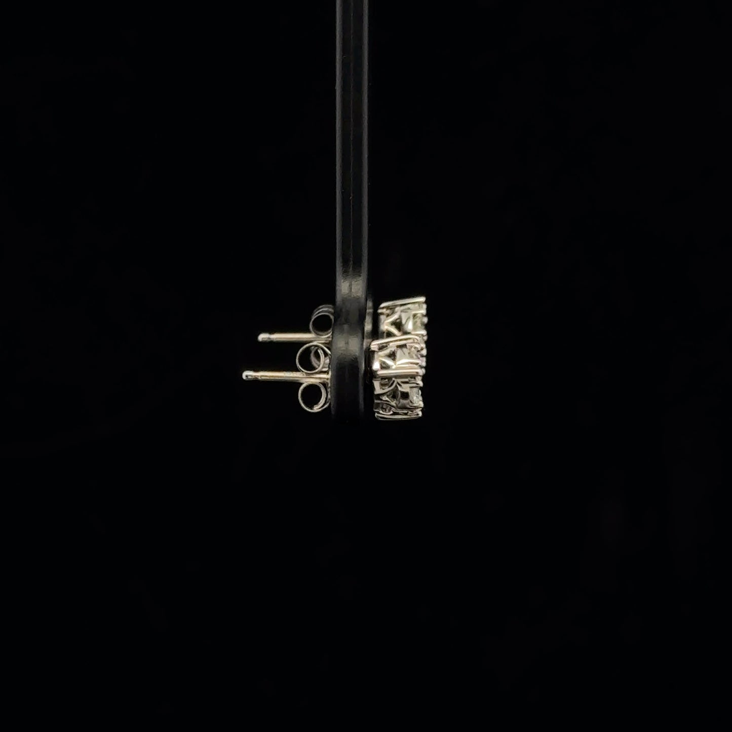 0.35ctw G/SI2 Cluster Studs - 10KW - Natural Diamond - 53357