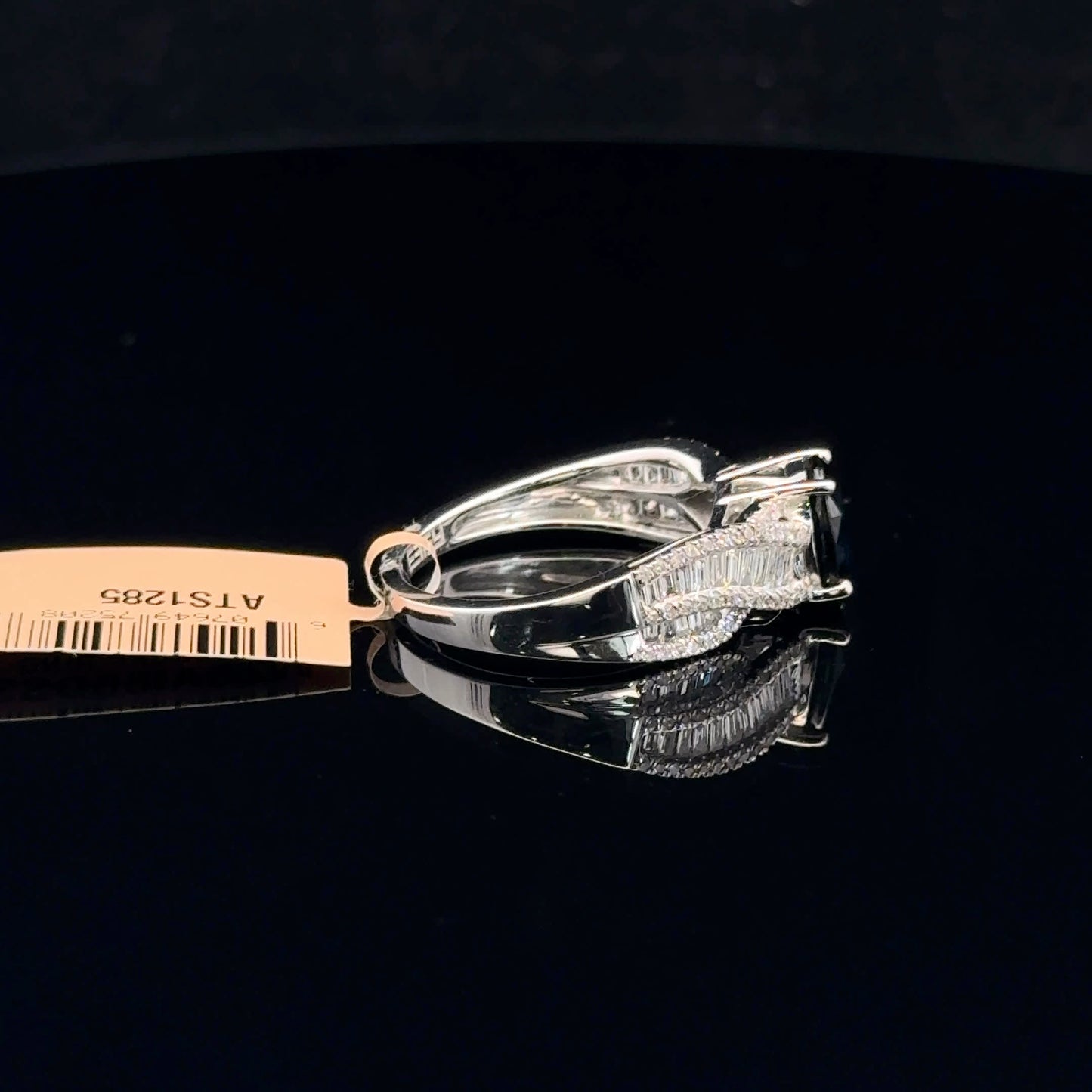 ATS1285 Ring EFFY Sapphire - 14KW - Natural Diamond - 53320