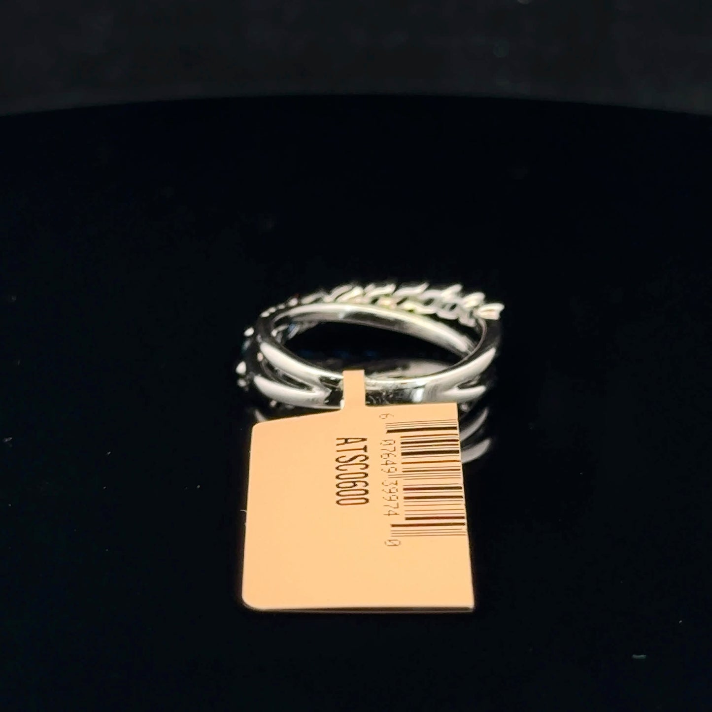 ATSC0600 Ring EFFY Sapphire - 14KW - Natural Diamond - 53322