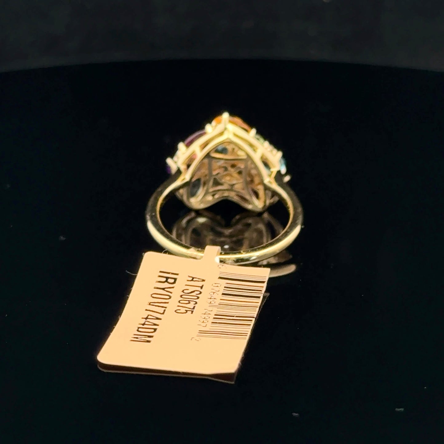 ATS0675 Ring EFFY Watercolors - 14KY - Multi Stone - 53304