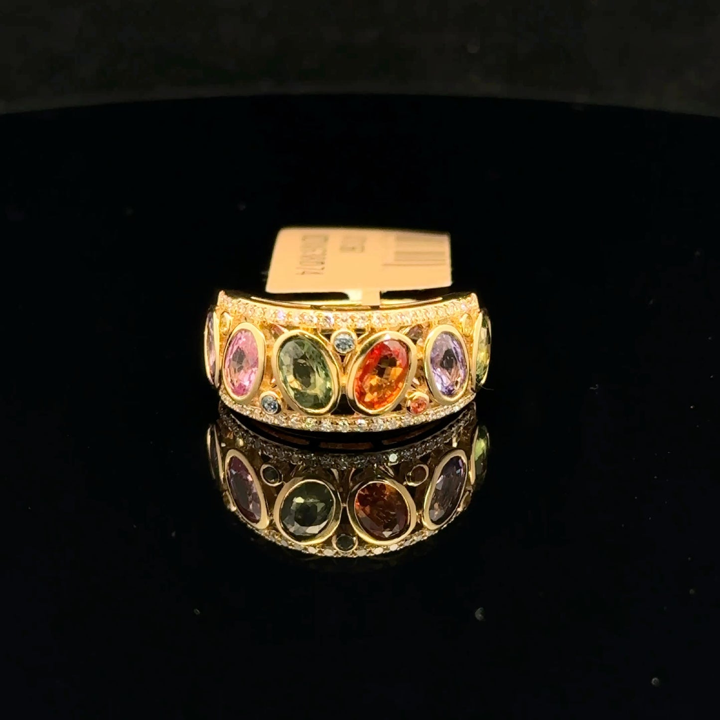 ATS1360 Ring EFFY Watercolors - 14KY - Multi Stone - 53305