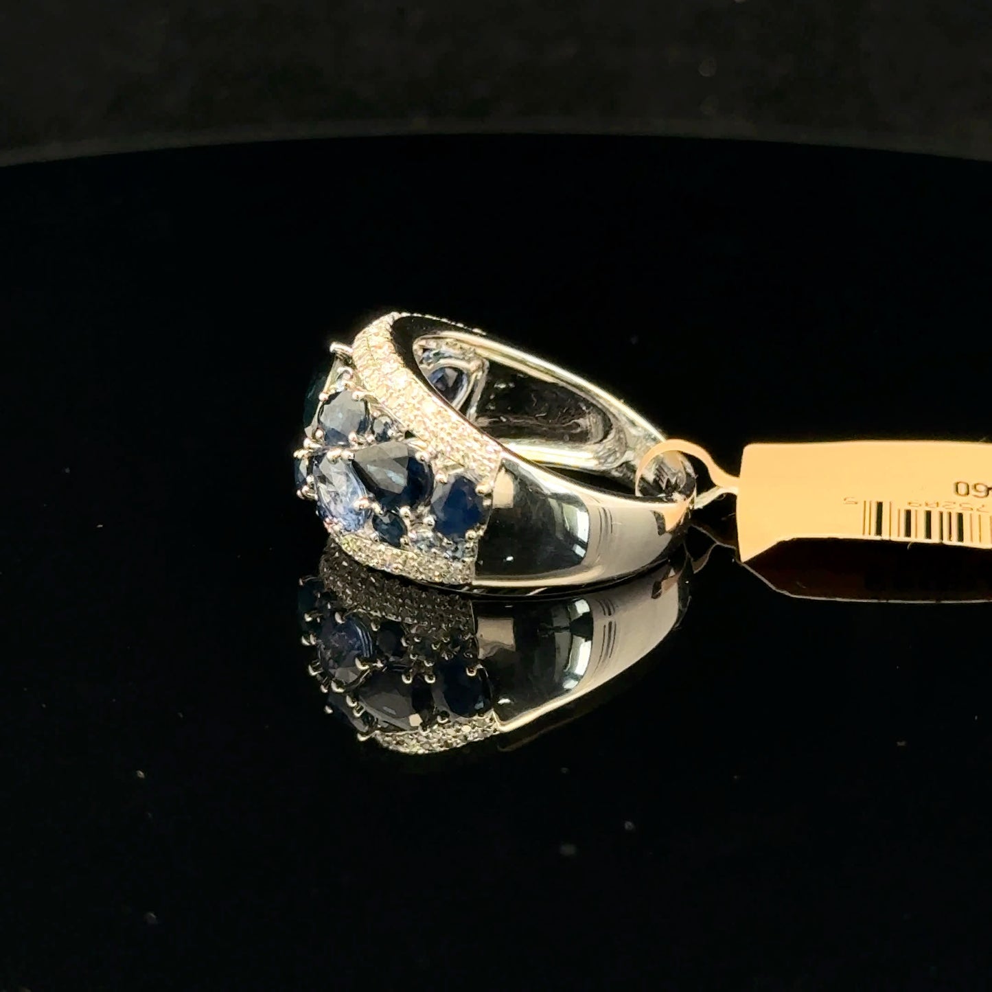 ATS1360 Ring EFFY Sapphire - 14KW - Natural Diamond - 53321