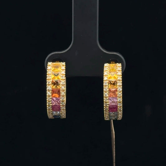 ATS1150 Earring EFFY Watercolors - 14KY - Multi Stone - 53307
