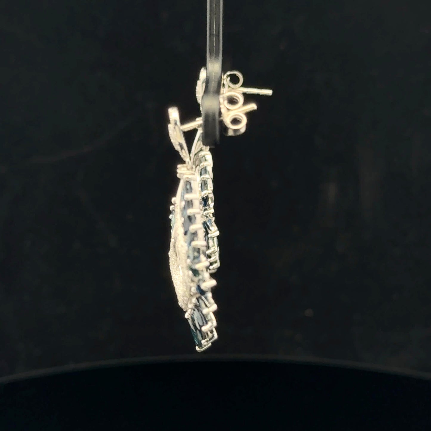 ATSC1645 Earring EFFY Sapphire - 14KW - Natural Diamond - 53317