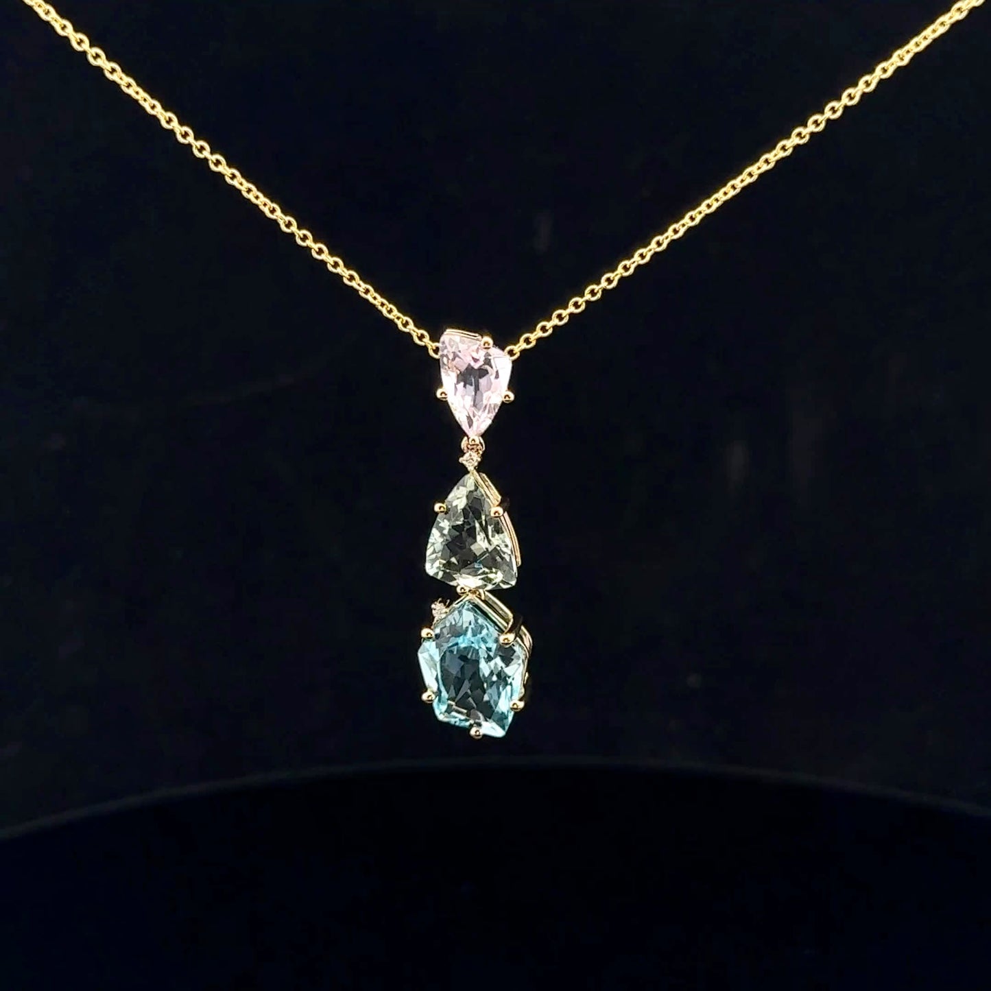 ATS0625 Pendant EFFY Watercolors - 14KY - Multi Stone - 53312