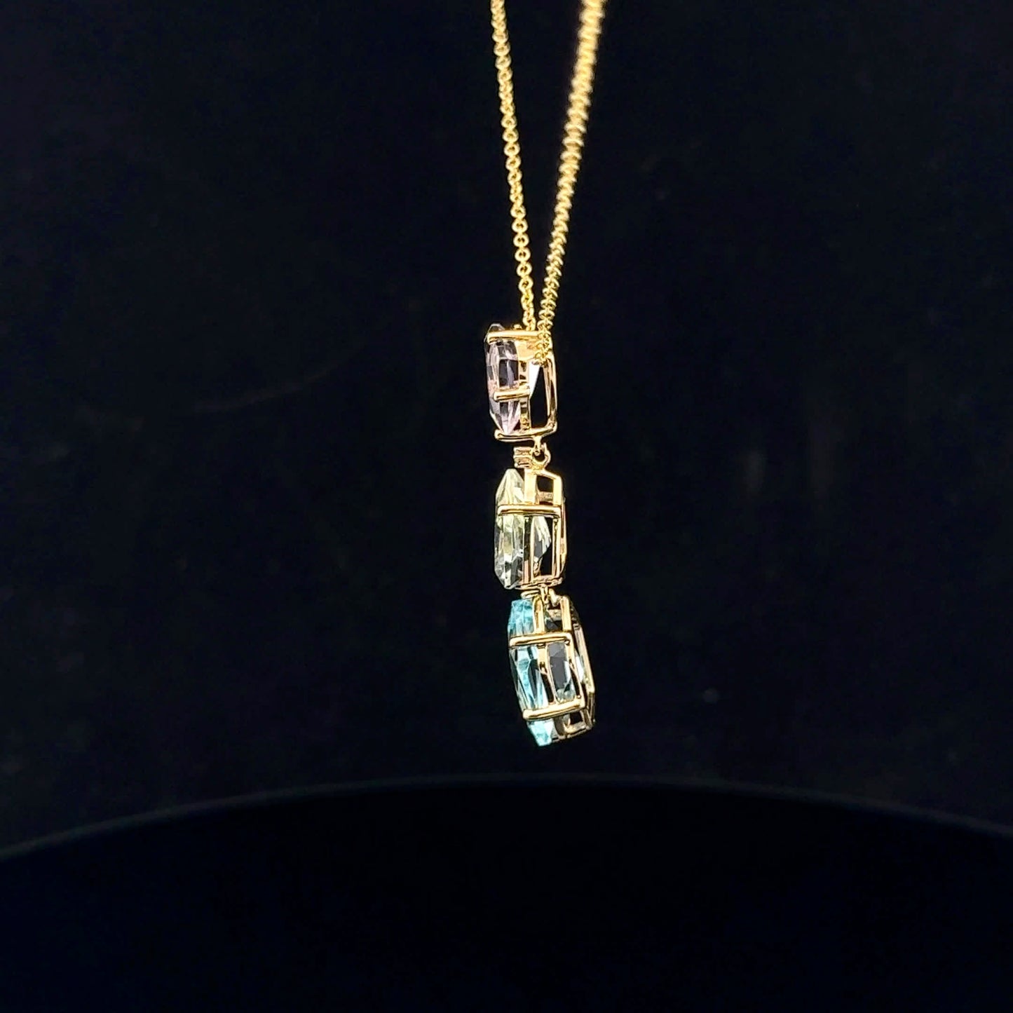 ATS0625 Pendant EFFY Watercolors - 14KY - Multi Stone - 53312