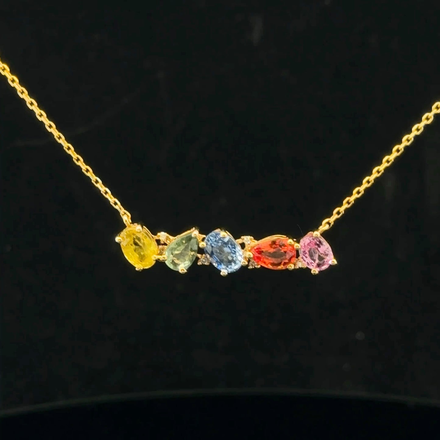 ATS0825 Pendant EFFY Watercolors - 14KY - Multi Stone - 53315