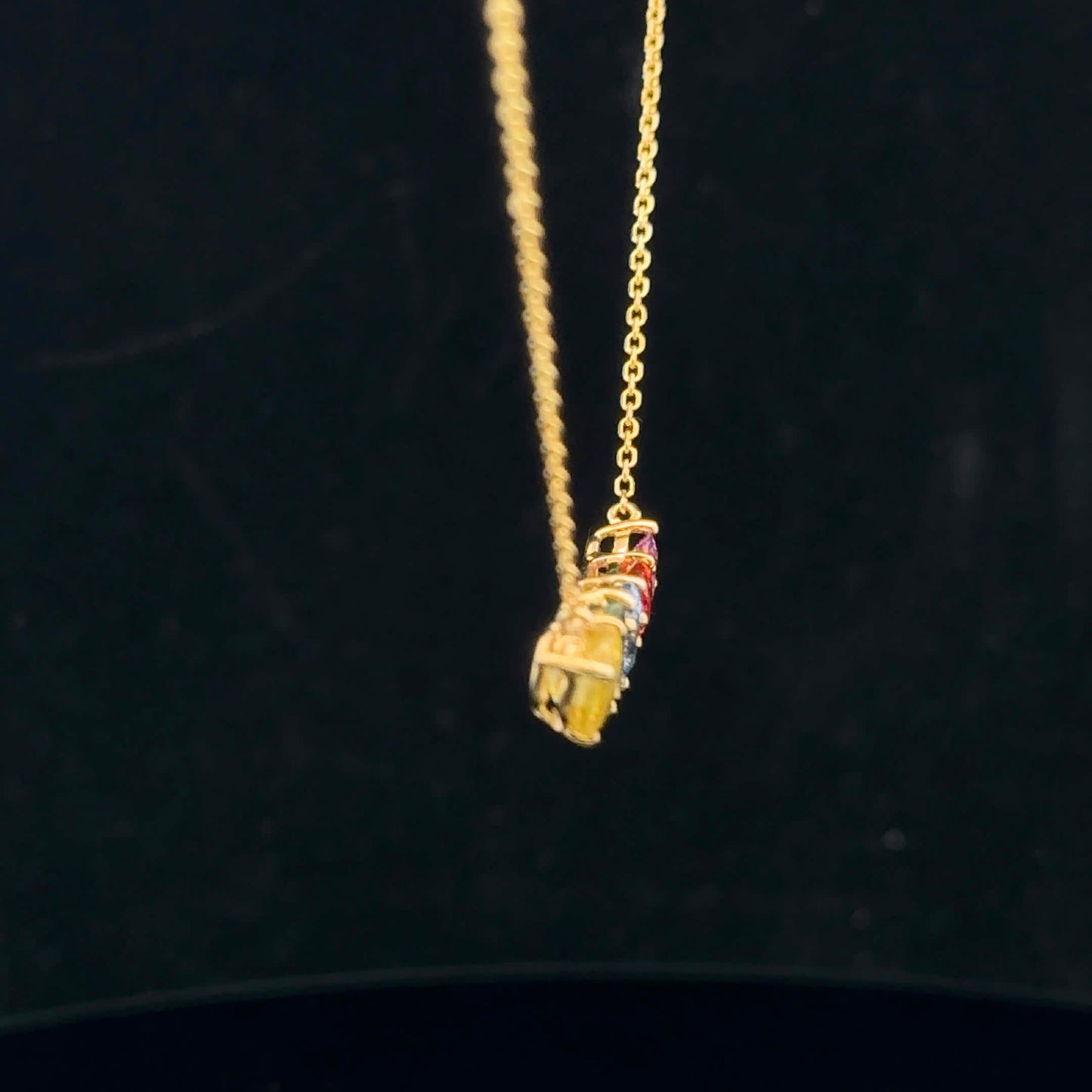 ATS0825 Pendant EFFY Watercolors - 14KY - Multi Stone - 53315