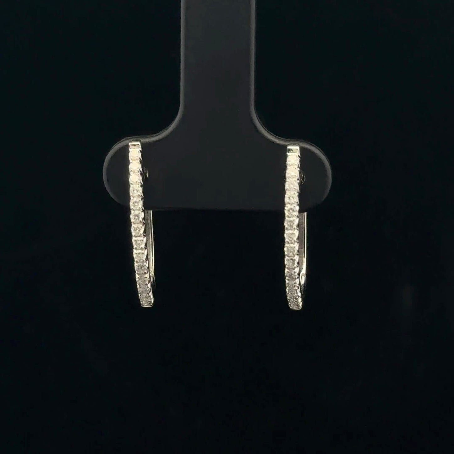 0.25ctw G/Si2 Up Hoops - 14KW - Natural Diamond - 53396