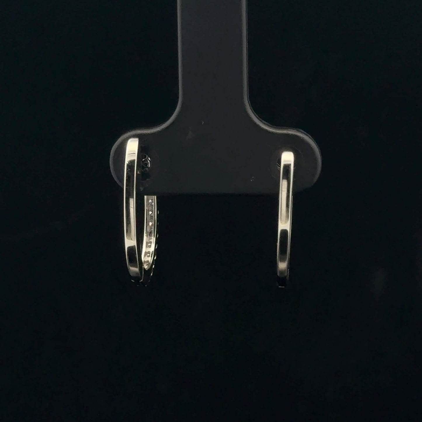 0.25ctw G/Si2 Up Hoops - 14KW - Natural Diamond - 53396