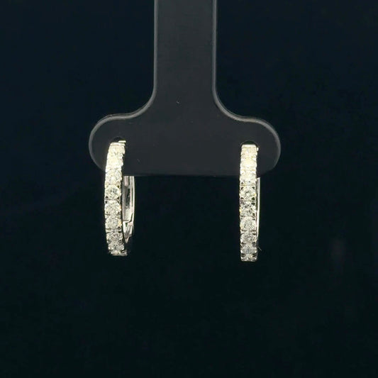 0.50ctw G/SI2 0 Huggies - 14KW - Natural Diamond - 53393