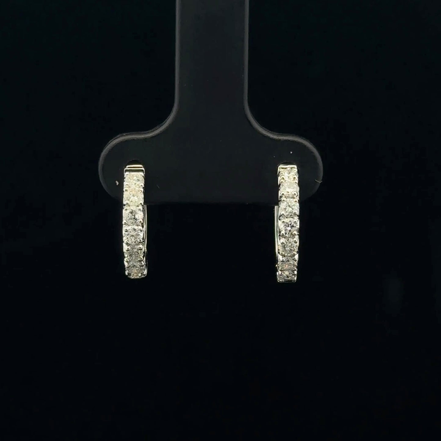 0.50ctw G/SI2 Huggies - 14KW - Natural Diamond - 53392