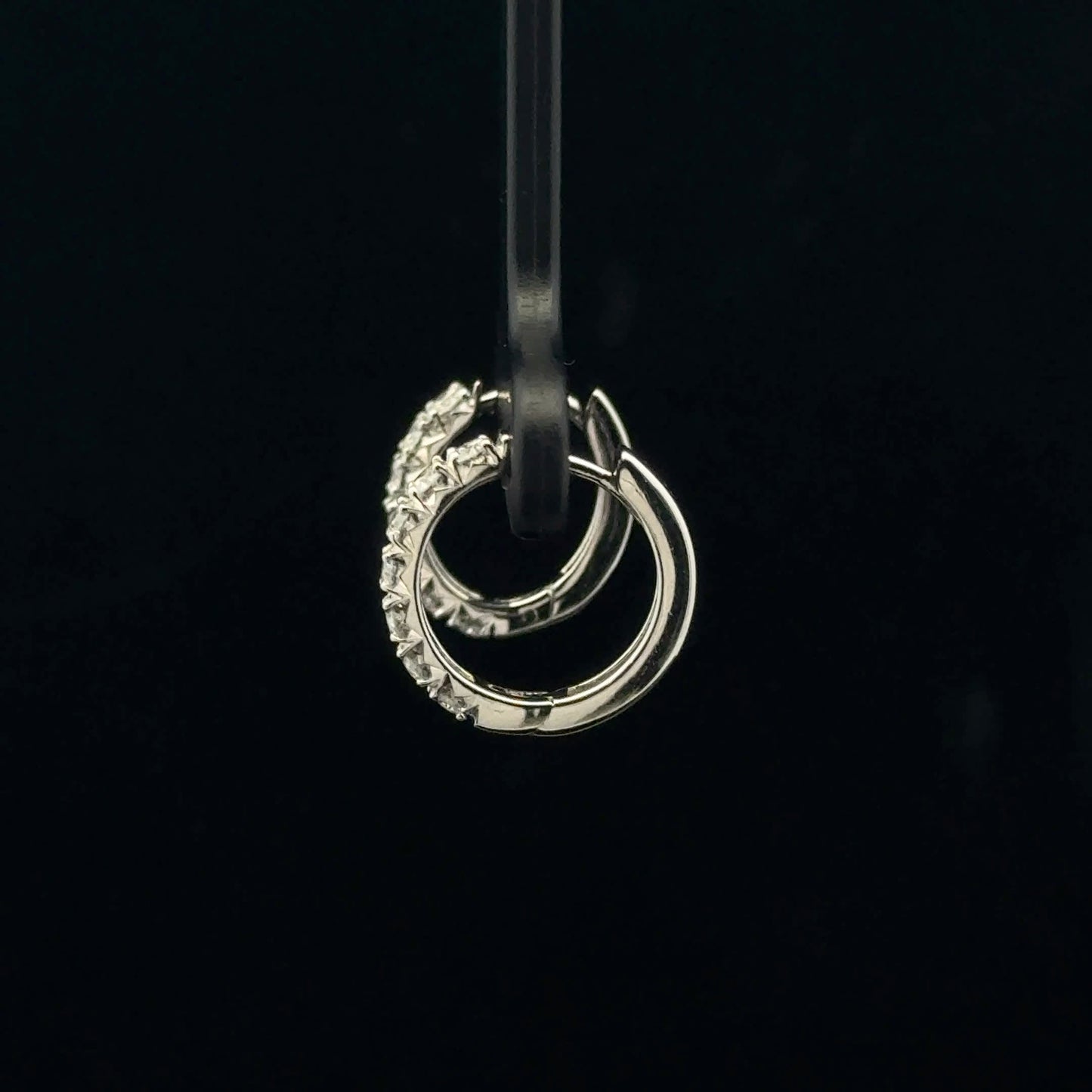0.50ctw G/SI2 Huggies - 14KW - Natural Diamond - 53392