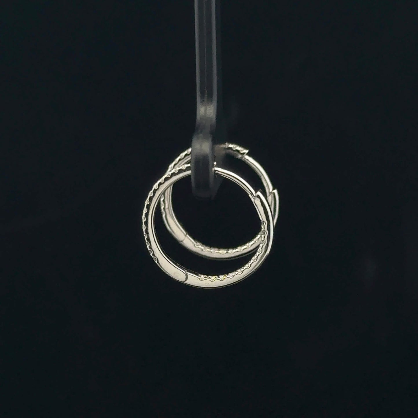 0.25ctw G/I1 Midi Hoop - 10KW - Natural Diamond - 53360