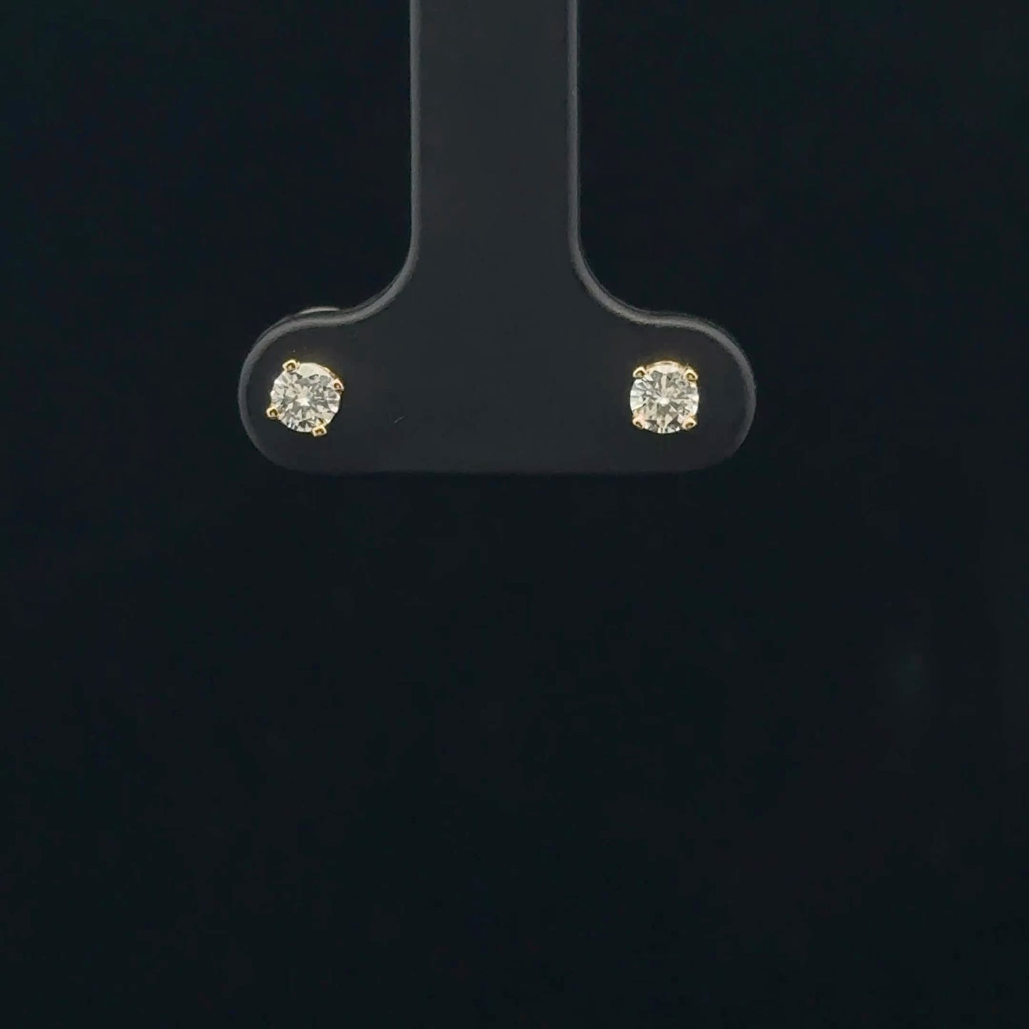 0.25ctw G/SI2 Solitaire Mini Studs - 14KY - Natural Diamond - 53361