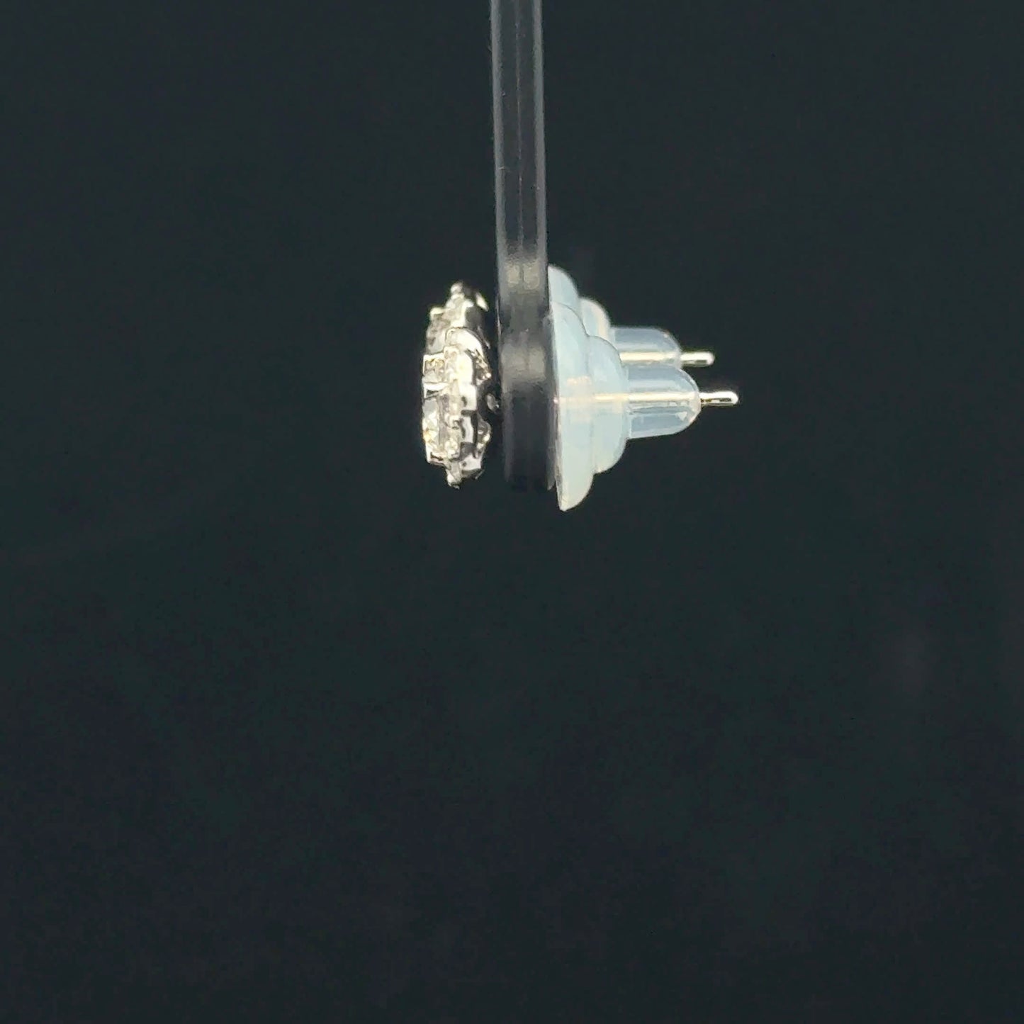 1.25ctw 1ct D/VS1 Hexagon Halo - 14KW - Lab Diamond - 53362