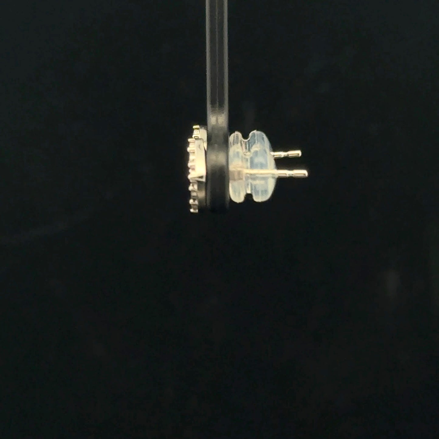 0.20ctw G/SI2 Square Studs - 10KW - Natural Diamond - 53365