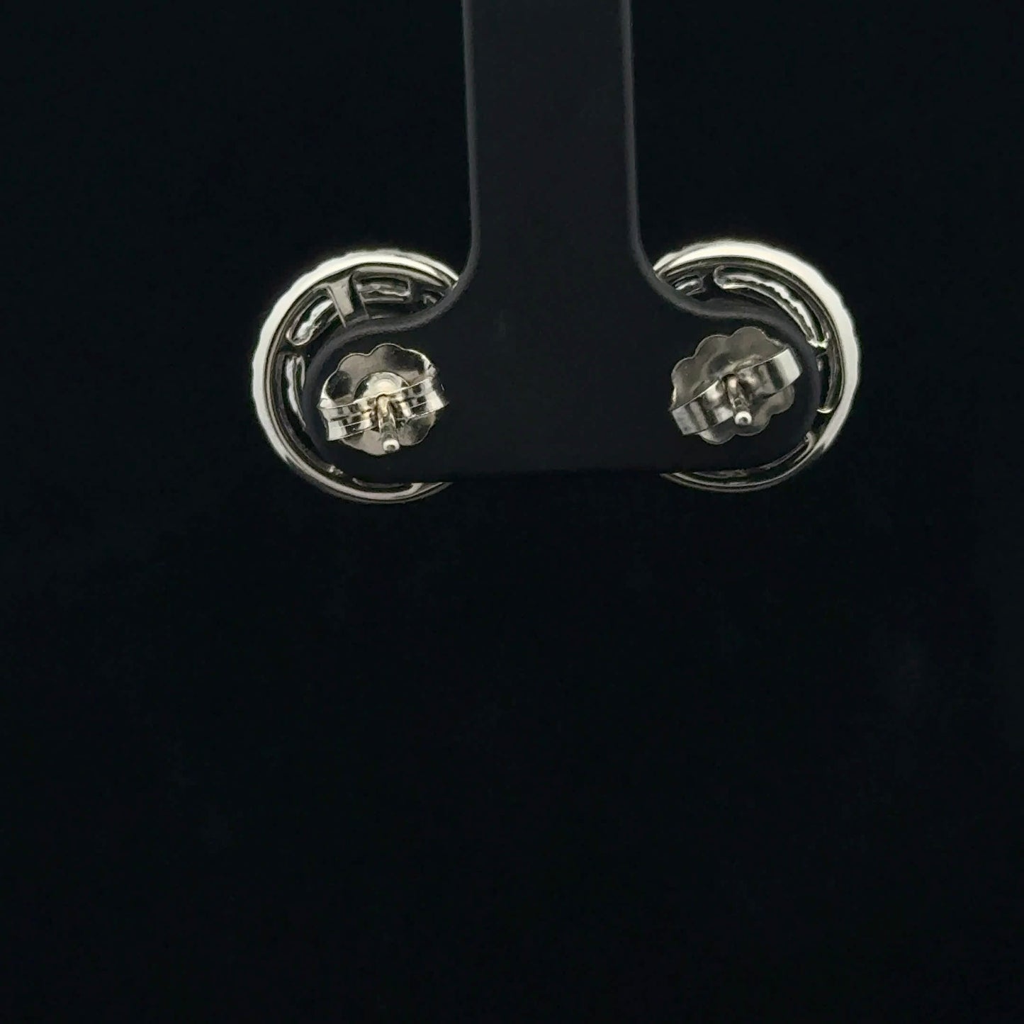 1.20ctw G/SI2 Triple Halo Studs - 14KW - Natural Diamond - 53370