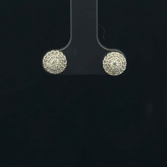 0.33ctw G/I1 Mini Halo - 10KW - Natural Diamond - 53371