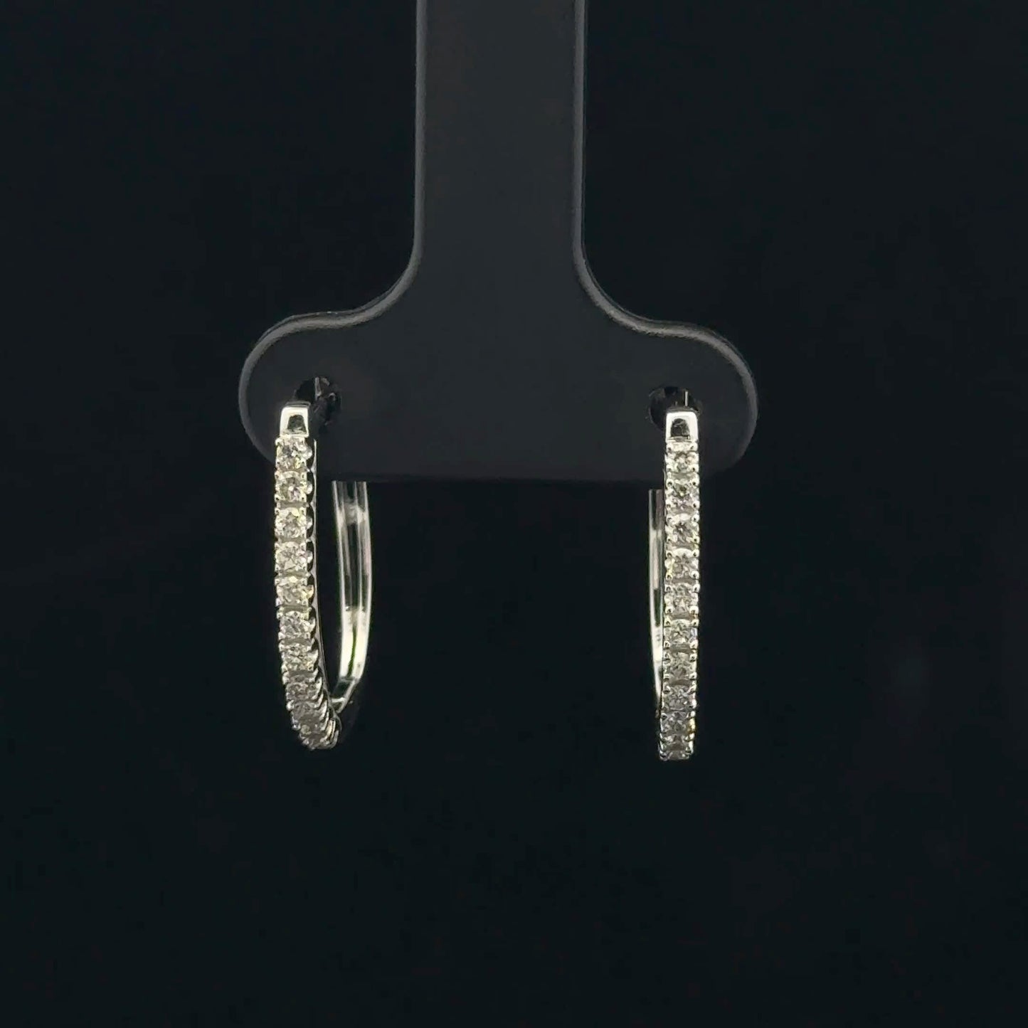 0.25ctw G/Si1 Midi Hoop - 10KW - Natural Diamond - 53379