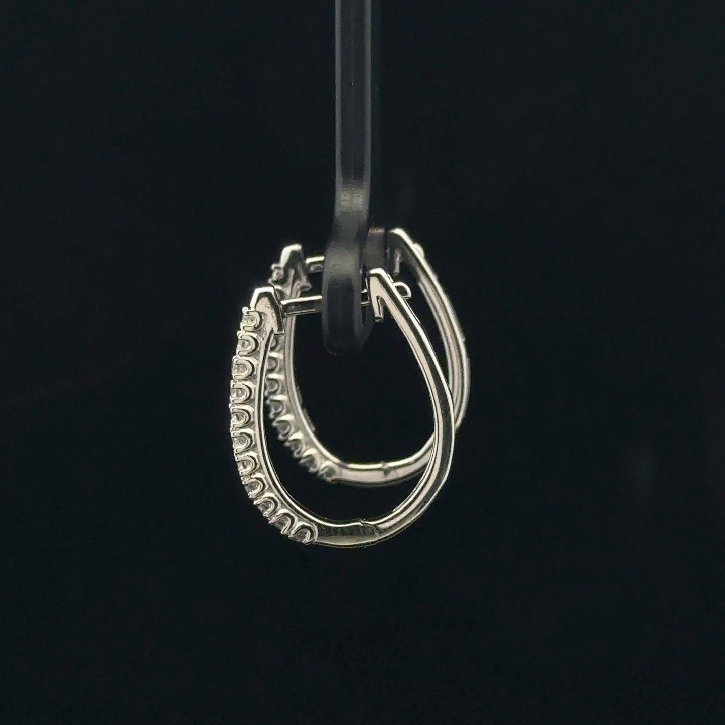 0.25ctw G/Si1 Midi Hoop - 10KW - Natural Diamond - 53379