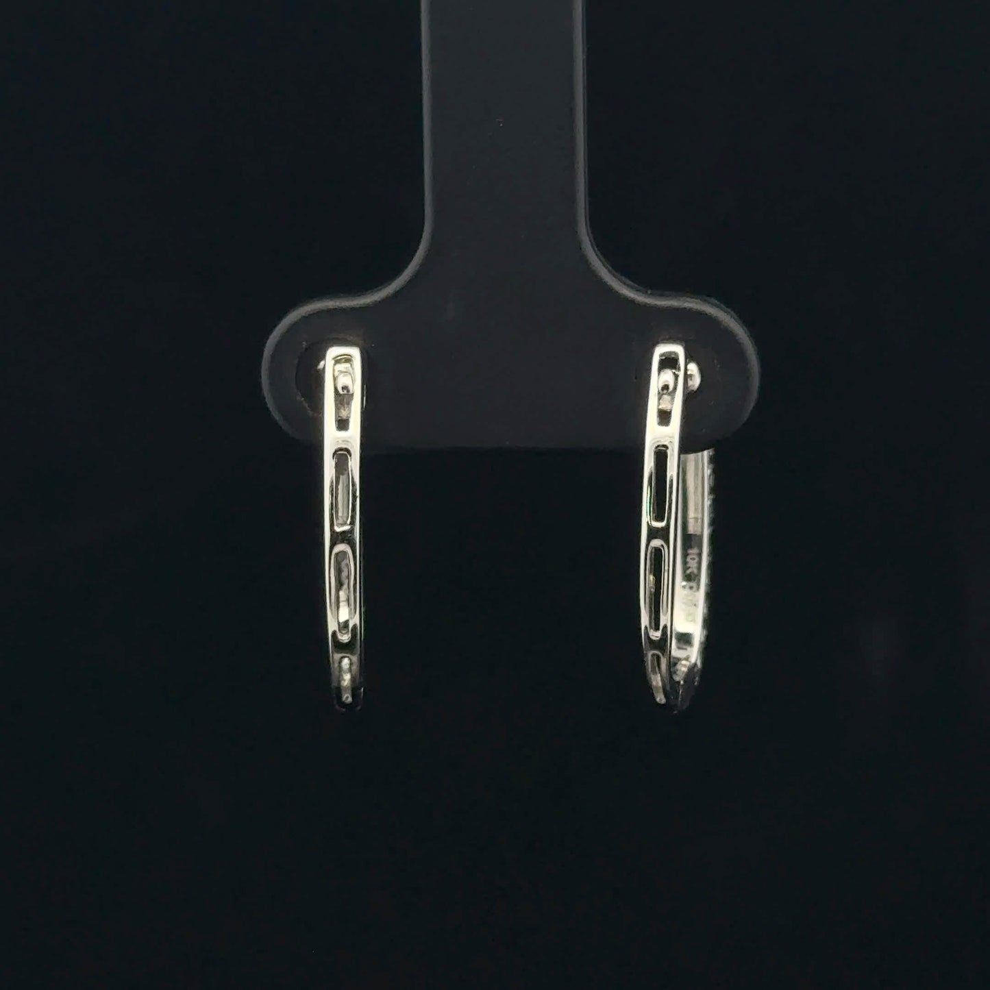 0.25ctw G/Si1 Midi Hoop - 10KW - Natural Diamond - 53379