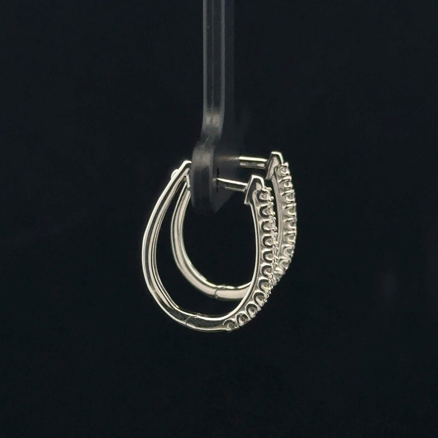 0.25ctw G/Si1 Midi Hoop - 10KW - Natural Diamond - 53379