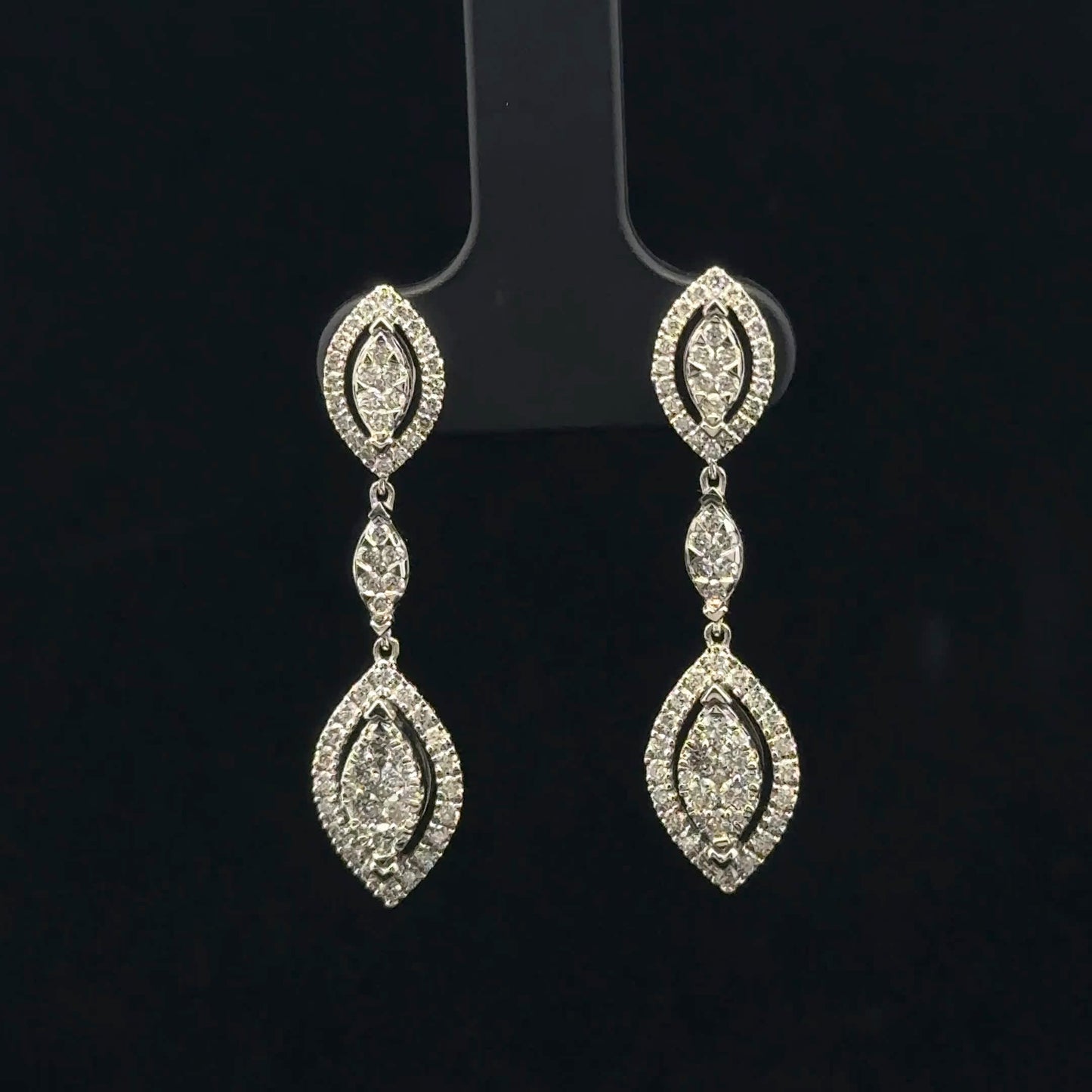 1ctw G/SI2 Marquee Drop - 14KW - Natural Diamond - 53380