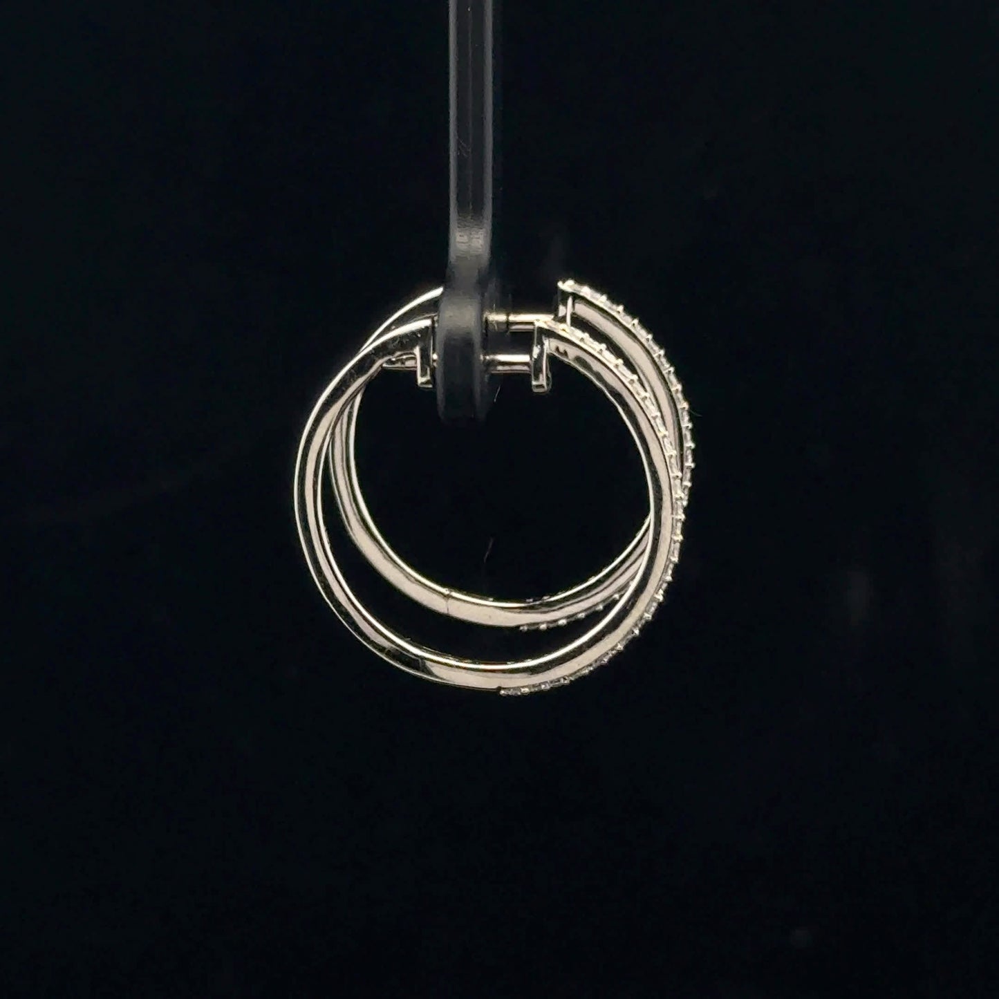 0.27ctw G/SI2 Hoops - 14KW - Natural Diamond - 53382
