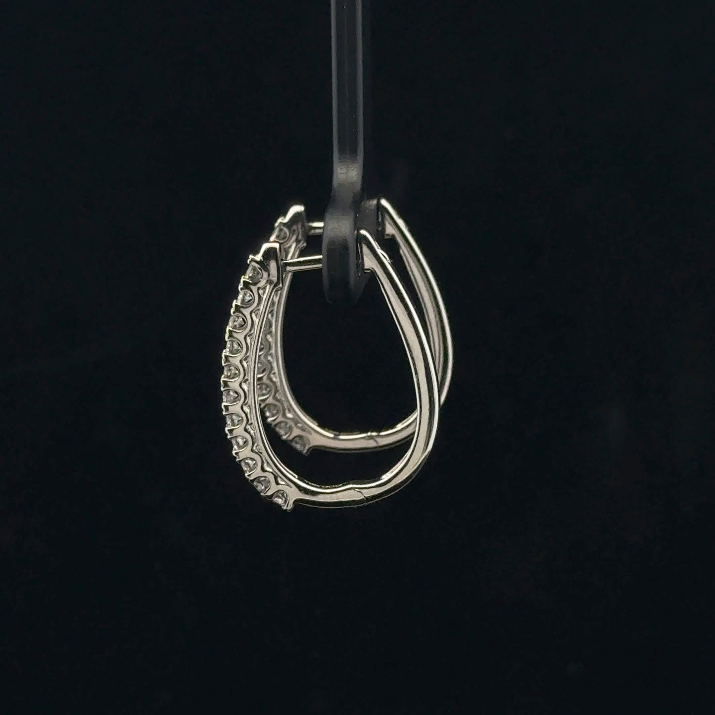 0.51ctw G/SI1 0 Hoops - 14KW - Natural Diamond - 53383