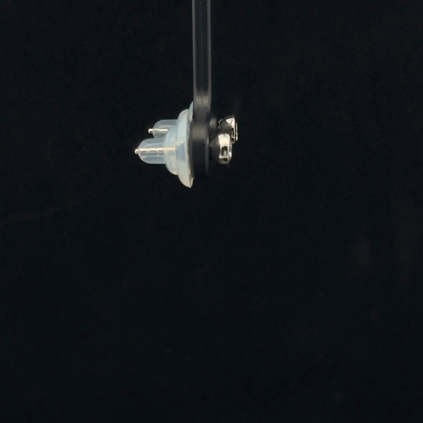 0.22ctw G/SI1 Bezel Studs - 14KW - Natural Diamond - 53384