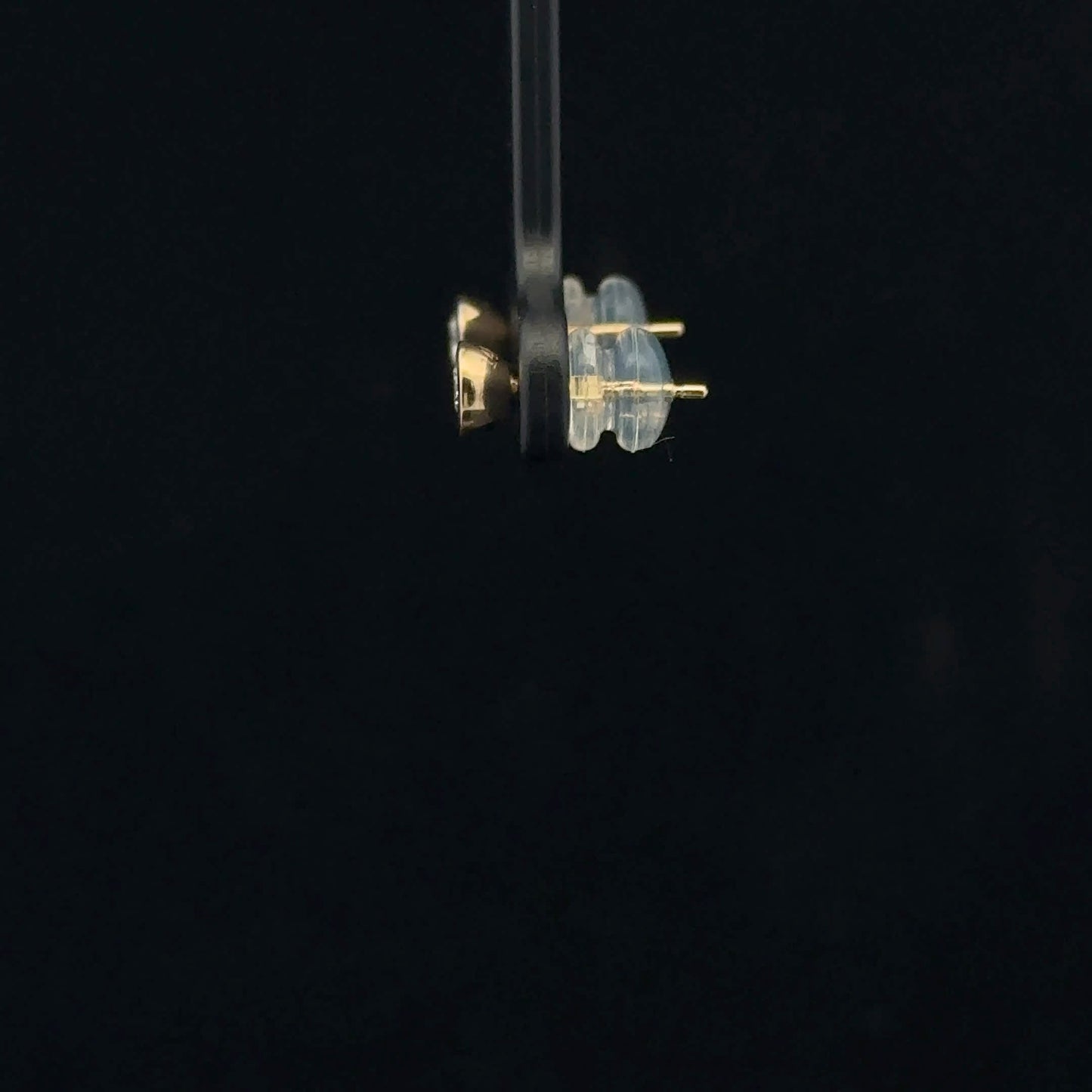 0.22ctw G/SI1 Bezel Studs - 14KW/Y - Natural Diamond - 53385