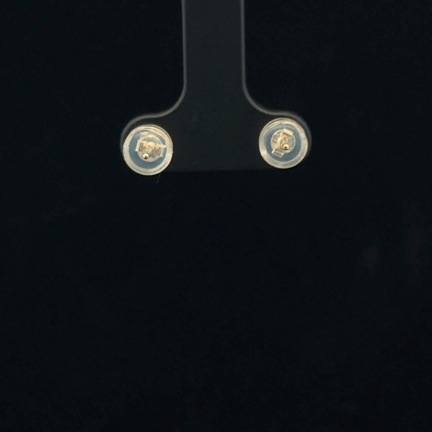 0.22ctw G/SI1 Bezel Studs - 14KW/Y - Natural Diamond - 53385