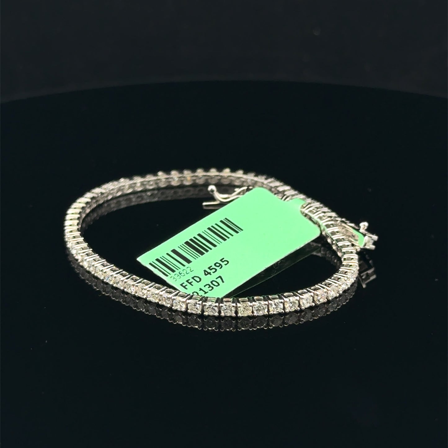 2.90ctw G/SI2 Tennis Bracelet - 14KW - Natural Diamond - 53415