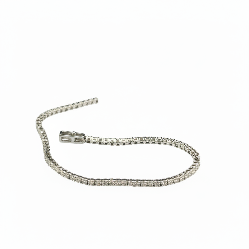 2.05ctw G/SI2 Tennis Bracelet - 14KW - Natural Diamond - 53414