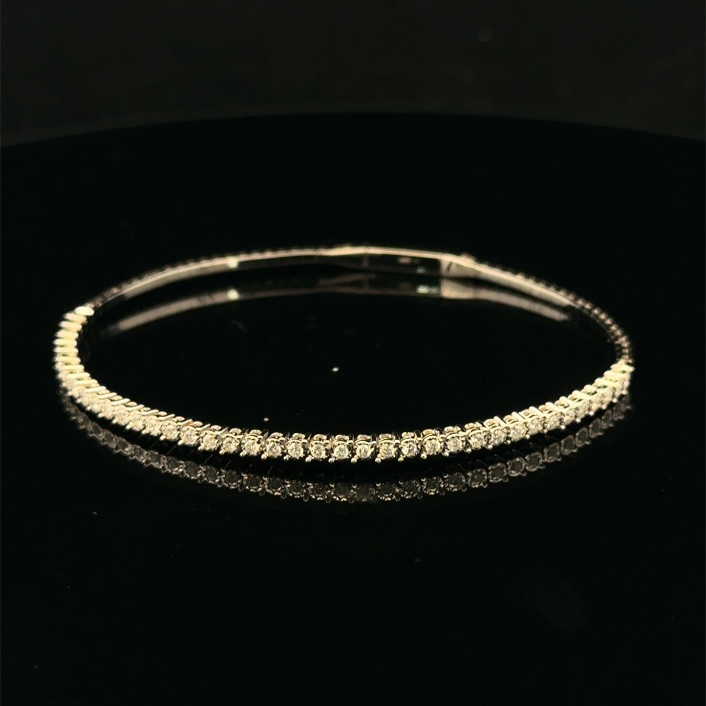 1.00ctw G/SI1 Bolo Bracelet - 14KW - Natural Diamond - 53417