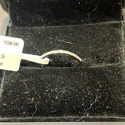 Thin band - 10KW - 0.10ctw I/I1 #6.5 - Natural diamond - 34432