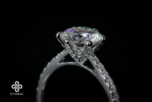 0.30ct D/VVS1 326877453 - 14KW - Moissanite - 13033W0.3-5.5