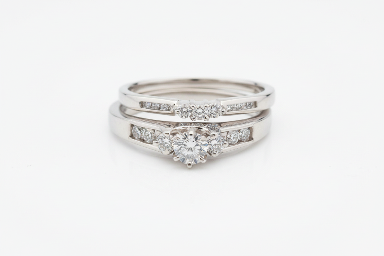 PPF set - 0.50ctw G/SI2 #7 - 14KW - Natural Diamond