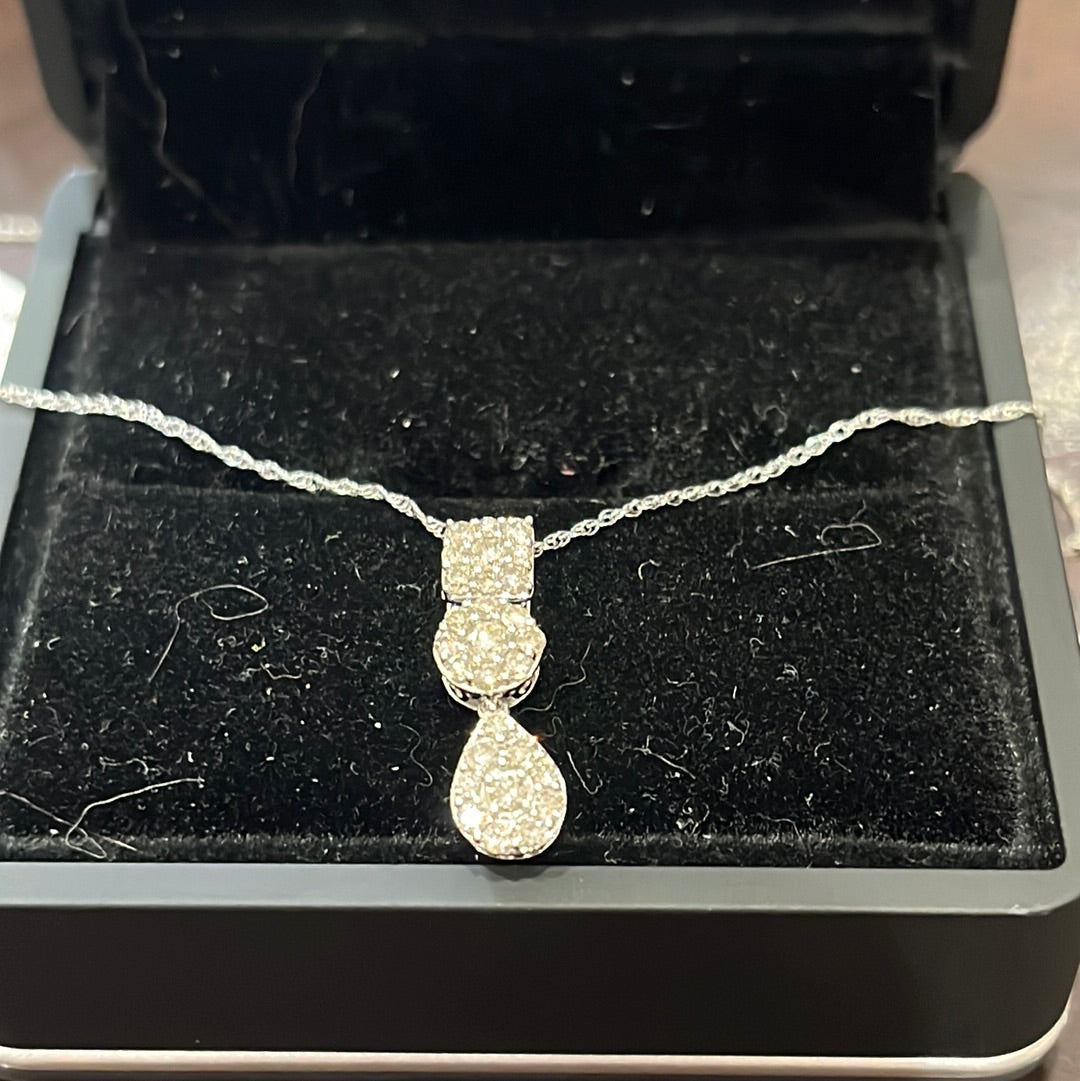 Pear round square - 10KW - 0.50ctw I/SI2 - Natural diamond - 34380