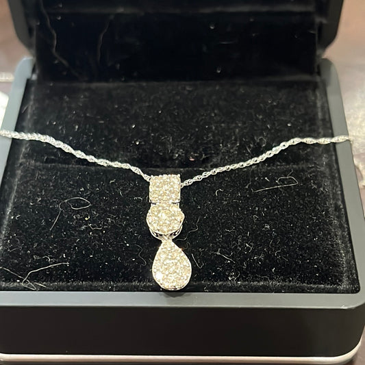 Pear round square - 10KW - 0.50ctw I/SI2 - Natural diamond - 34380