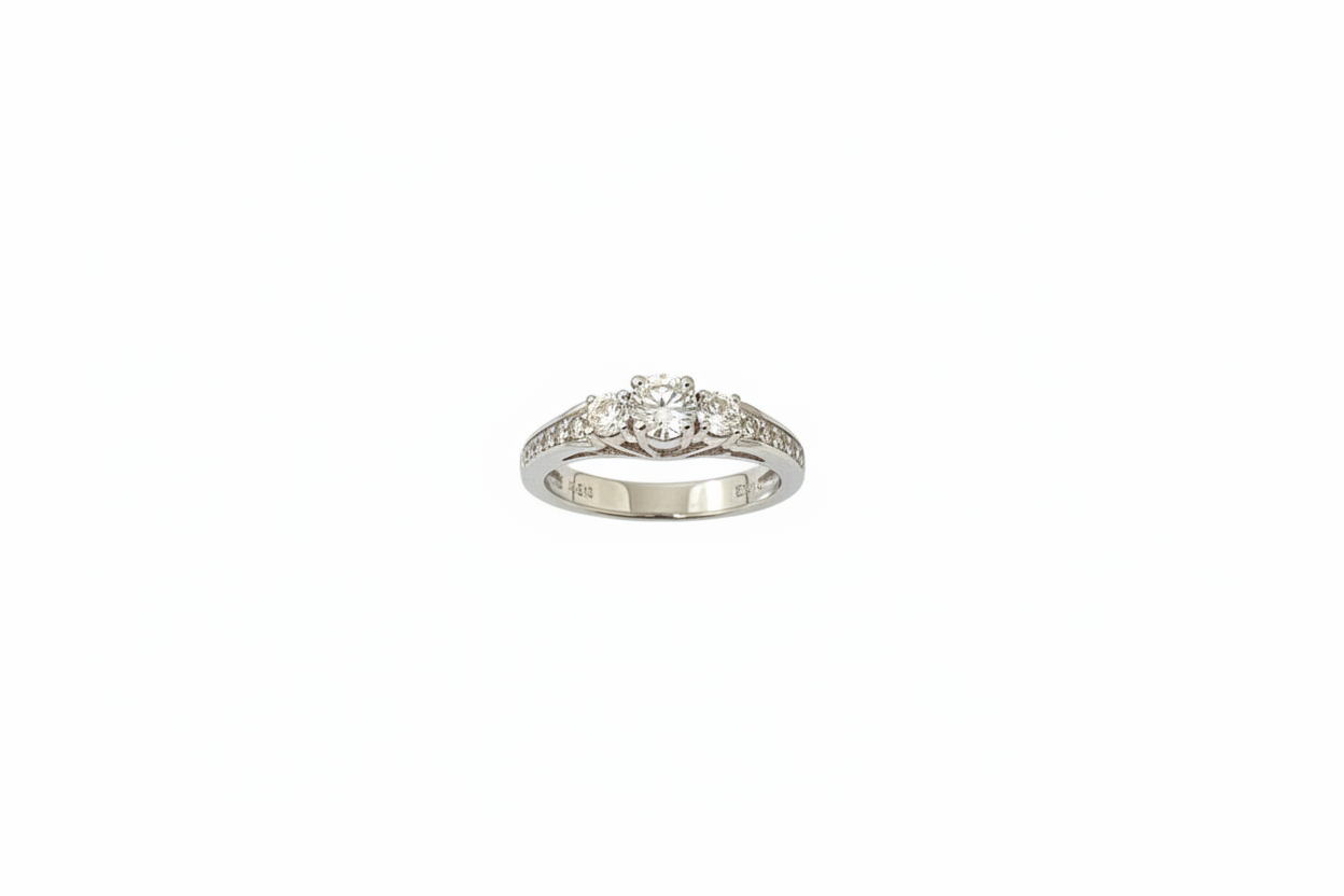 0.30ct PPF - 14KW - 1.08ctw F/SI2 #7 - Natural diamond - 34195