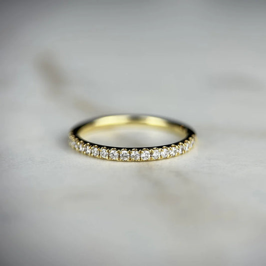 O band D/VVS1. - 14KY - Moissanite