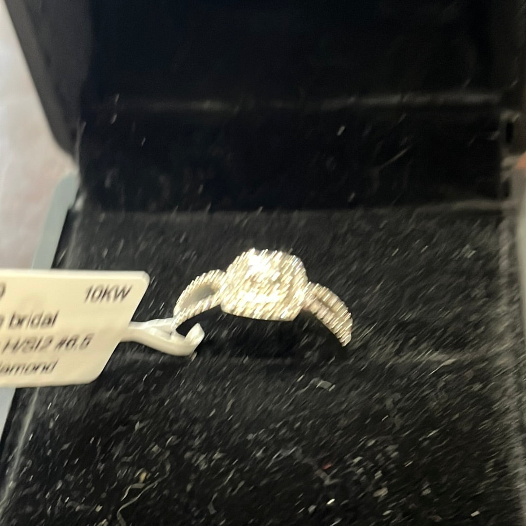 Square bridal - 10KW - 0.25ctw H/SI2 #6.5 - Natural diamond - 34449