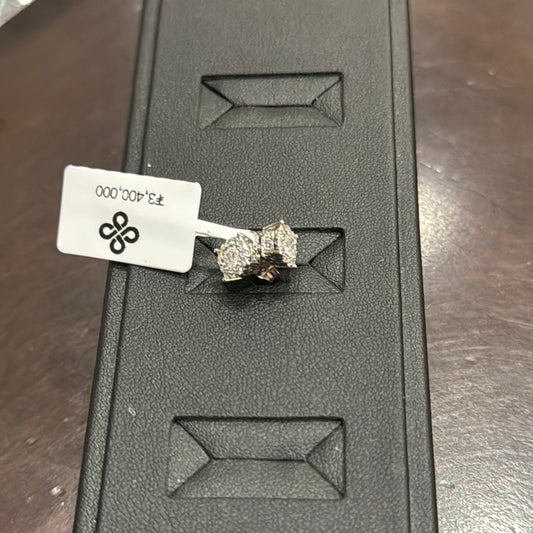 Vintage studs 0.50ctw G/SI2 14KW - Natural diamond 42010