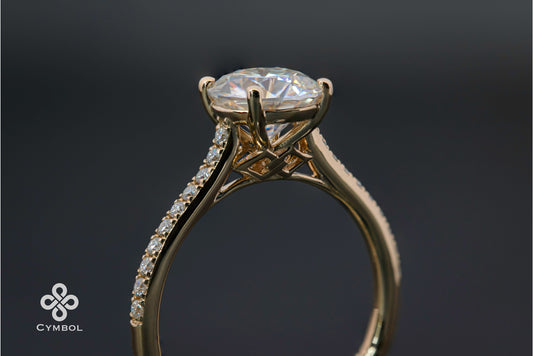 Suih w/stone 1 - 14k yellow gold - 13088Y1