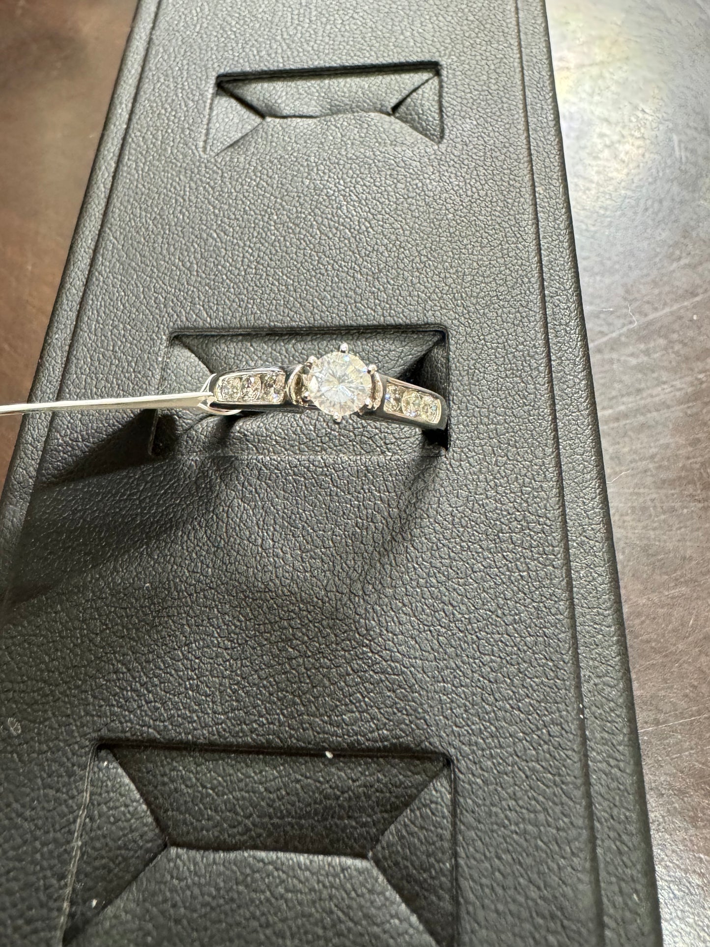 7 stone H/SI2 1.05ctw 0.37ct #7 14KW - Natural diamond 42026